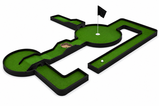 Portable Mini Golf Course Set - 140+ Layouts