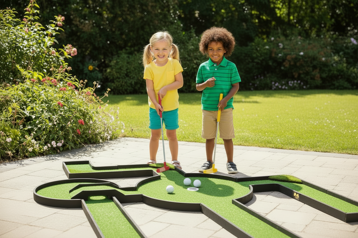 Mini Golf Set 7 Lane Modular Indoor & Outdoor Putt Putt Course